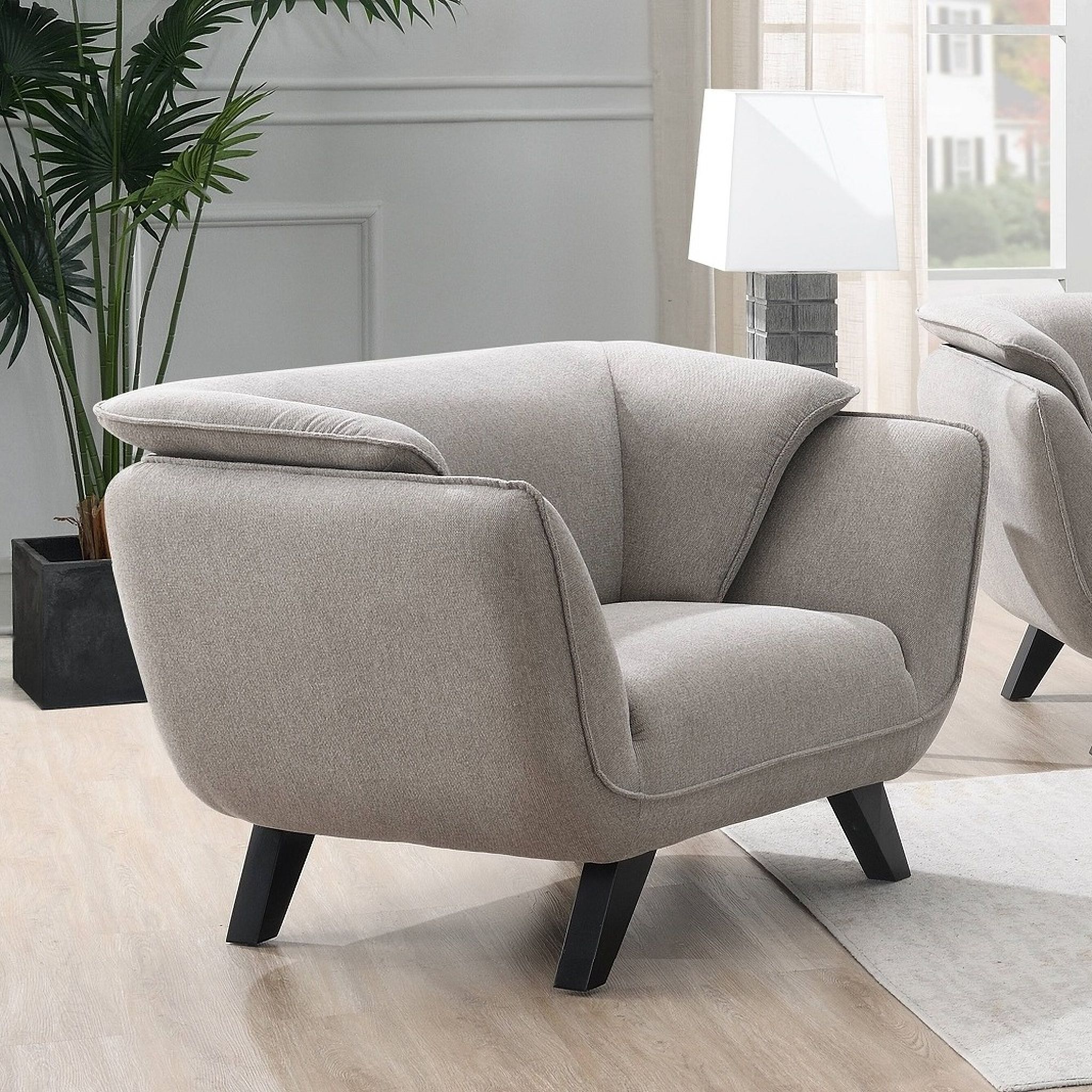 The appearance of Nayeli Chair In Linen And Brown designed by ACME in the modern / contemporary interior design. This linen/brown piece of furniture was selected by 1StopBedrooms from Nayeli Collection to add a touch of cosiness and style into your home. Sku: LV02370. Material: Wood.