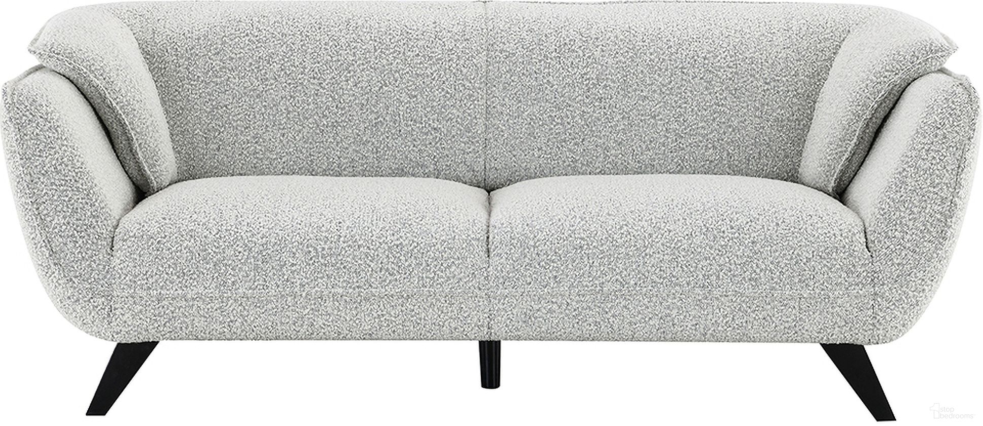 The appearance of Nayeli Sofa In Light Gray designed by ACME in the modern / contemporary interior design. This light gray piece of furniture was selected by 1StopBedrooms from Nayeli Collection to add a touch of cosiness and style into your home. Sku: LV04200. Material: Wood.