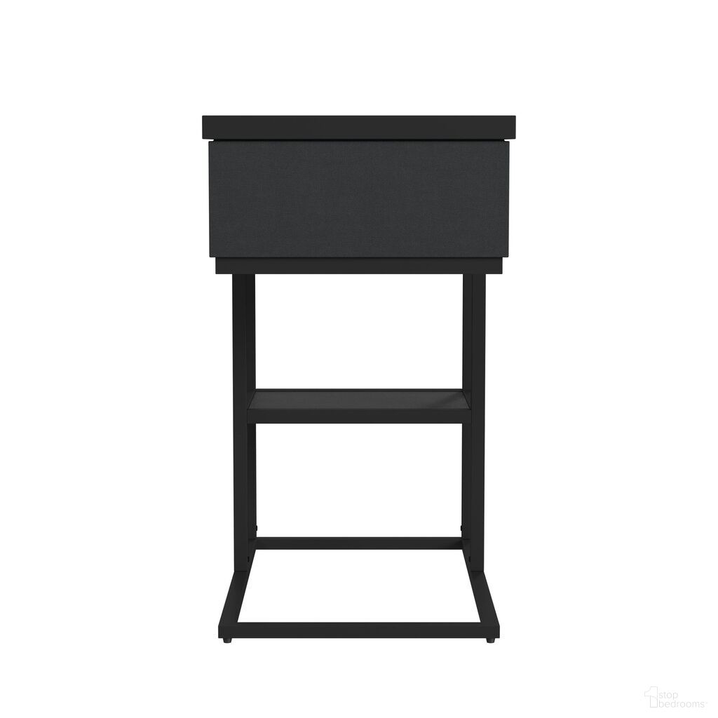 The appearance of Nebula Smart C-Table In Black designed by Picket House in the modern / contemporary interior design. This black piece of furniture  was selected by 1StopBedrooms from Nebula Collection to add a touch of cosiness and style into your home. Sku: T-18400-8-CETS. Material: Rubberwood.