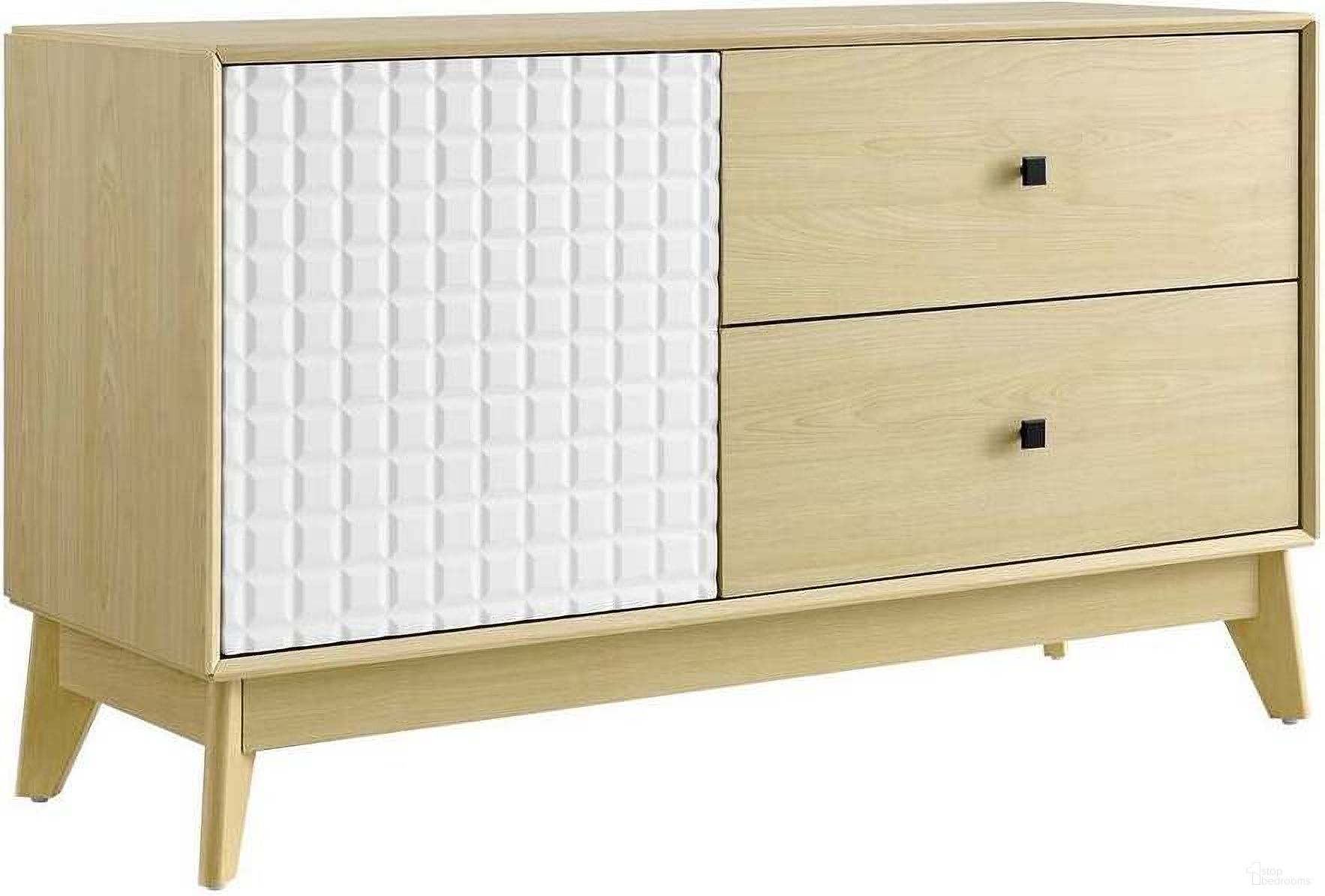 The appearance of Nectar 43 Inch Wood Grain Accent Cabinet In Natural and White designed by Modway in the modern / contemporary interior design. This natural and white piece of furniture was selected by 1StopBedrooms from Nectar Collection to add a touch of cosiness and style into your home. Sku: EEI-6817-NAT-WHI. Material: Wood.