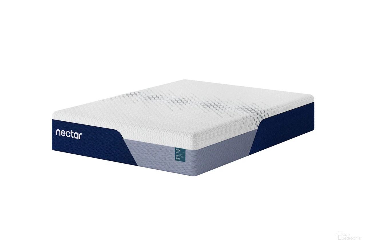 The appearance of Nectar Foam Premier 5.1 California King Mattress In White designed by Nectar in the traditional interior design. This white piece of furniture  was selected by 1StopBedrooms from Premier 5.1 Collection to add a touch of cosiness and style into your home. Sku: M12651. Material: Fabric. Bed Size: California King. Mattress Size: California King. Comfort Level: Medium. Mattress Top: Memory Foam Top. Mattress Type: Memory Foam. Mattress Thickness: 13". Comfort Level: Medium.