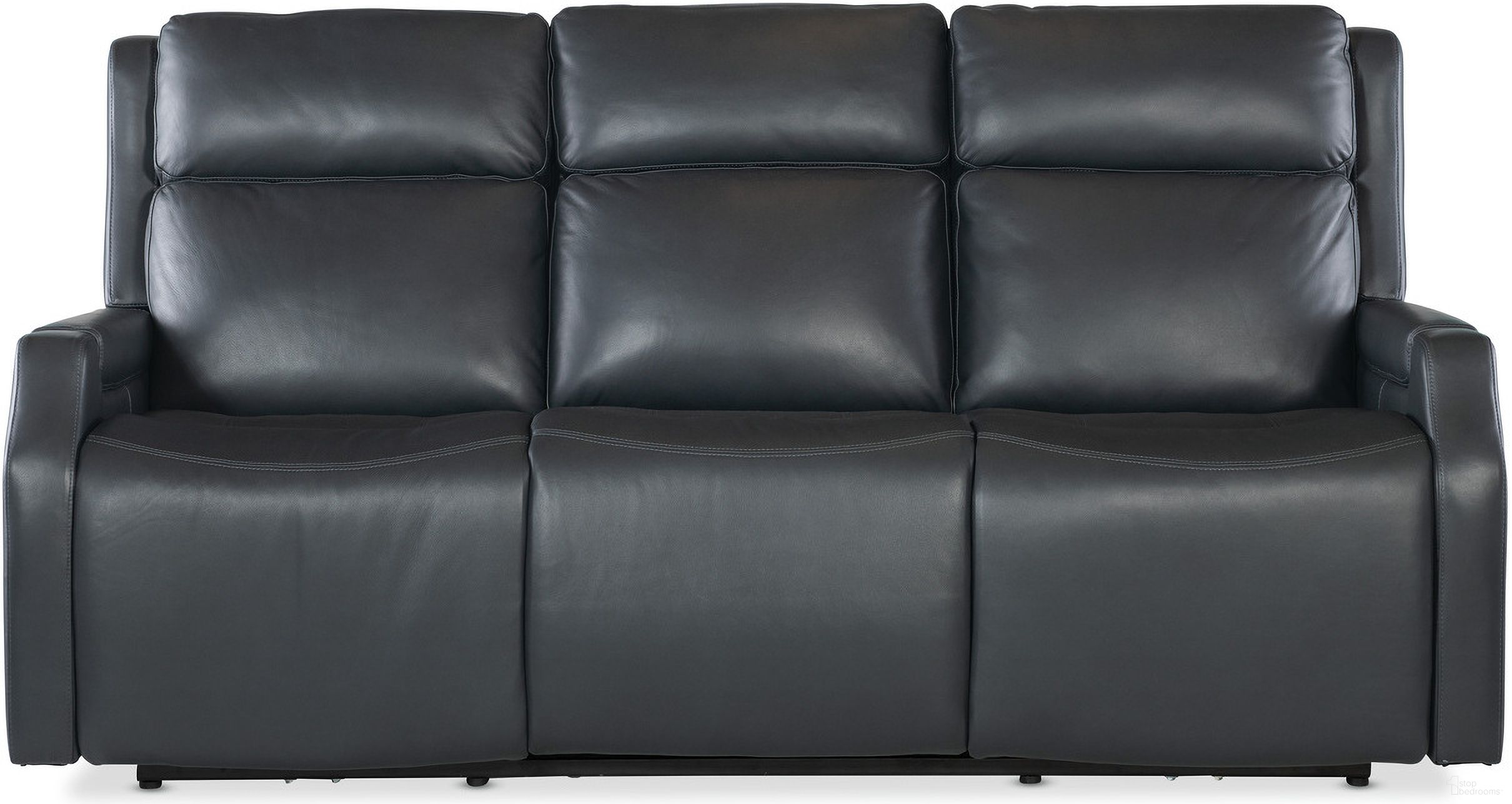 The appearance of Nelson Zero Gravity Power Sofa with Power Headrest and Lumbar In Blue designed by Hooker in the transitional interior design. This blue piece of furniture was selected by 1StopBedrooms from MS Collection to add a touch of cosiness and style into your home. Sku: SS836-PHZL3-049. Material: Leather.