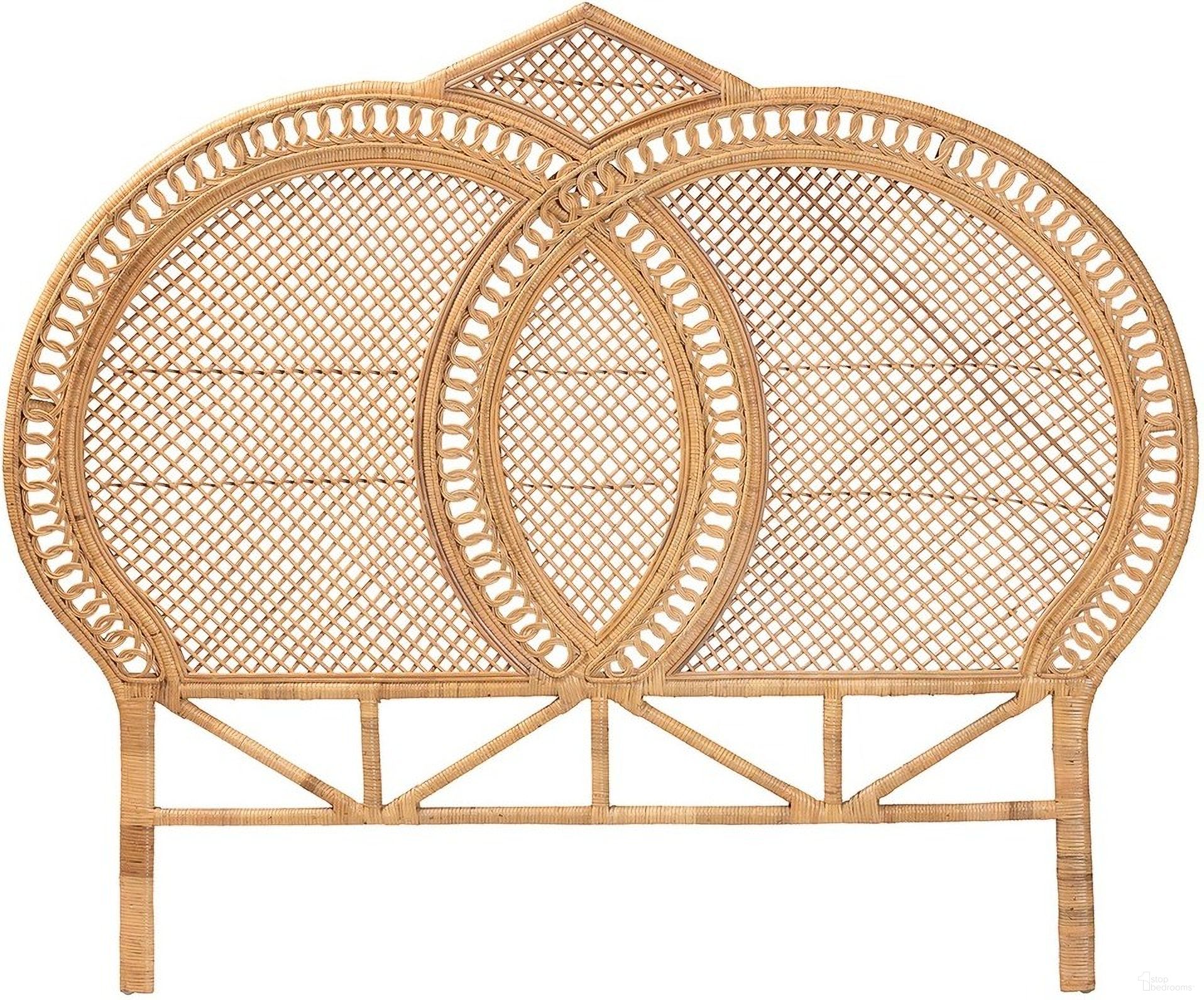 The appearance of Nerita Natural Rattan Standalone Queen Headboard In Light Honey designed by Baxton Studio in the bohemian interior design. This light honey piece of furniture  was selected by 1StopBedrooms from Nerita Collection to add a touch of cosiness and style into your home. Sku: Amelia-Light Honey Rattan-HB-Queen. Material: Natural Rattan. Bed Size: Queen.