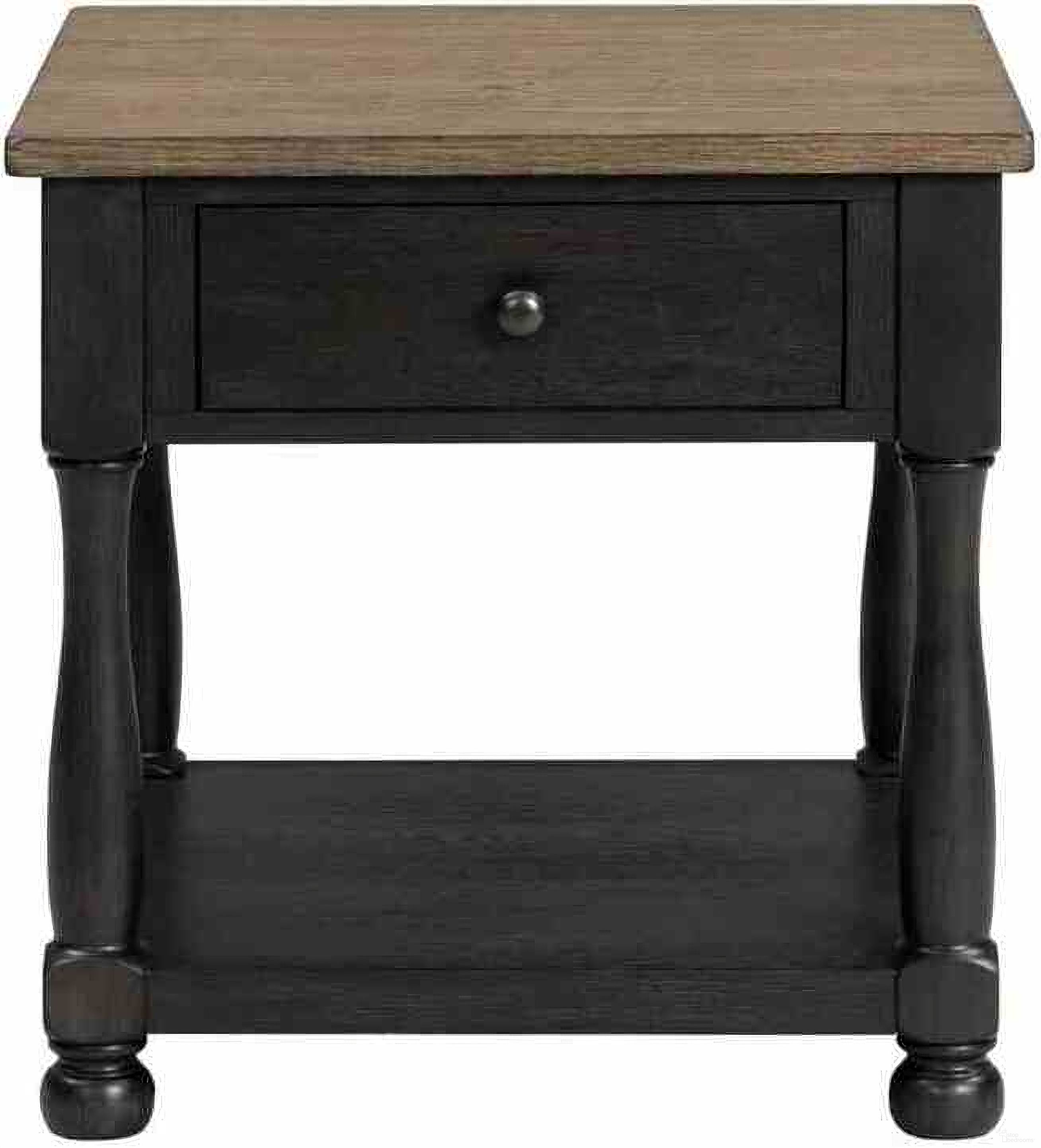 The appearance of Neue Mills End Table In Weathered Black and Brown designed by Furniture of America in the modern / contemporary interior design. This weathered black/brown piece of furniture was selected by 1StopBedrooms from Neue Mills Collection to add a touch of cosiness and style into your home. Sku: FM40009BK-E. Material: Solid Rubberwood.