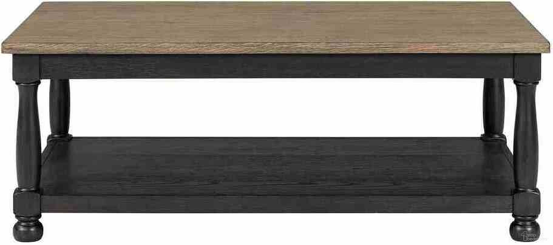 The appearance of Neue Mills Rectangular Cocktail Table In Weathered Black and Brown designed by Furniture of America in the modern / contemporary interior design. This weathered black/brown piece of furniture was selected by 1StopBedrooms from Neue Mills Collection to add a touch of cosiness and style into your home. Sku: FM40009BK-C. Material: Solid Rubberwood.