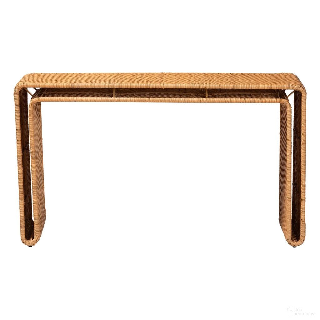 The appearance of Nevada Rattan Console Table In Light Honey designed by Baxton Studio in the bohemian interior design. This light honey piece of furniture was selected by 1StopBedrooms from Nevada Collection to add a touch of cosiness and style into your home. Sku: Nevada-Light Honey Rattan-Console Table. Material: Natural Rattan.