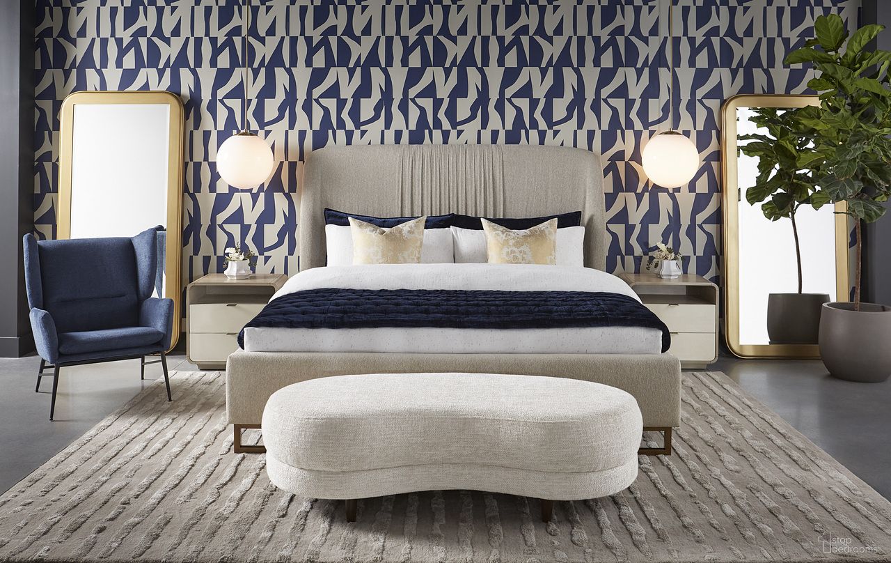 Nevin Bedroom Set In Dove Cream