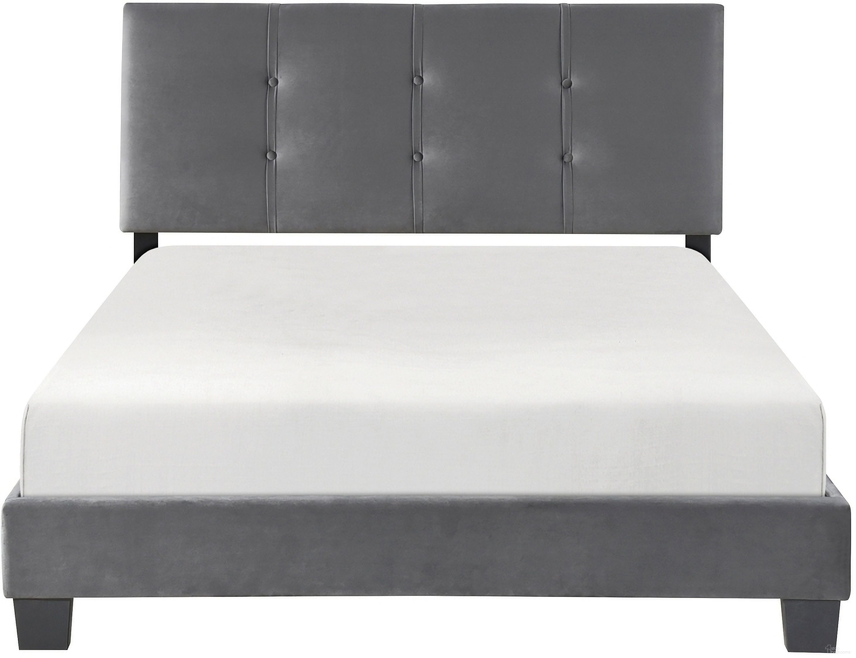 Newberry Full Platform Bed In Gray