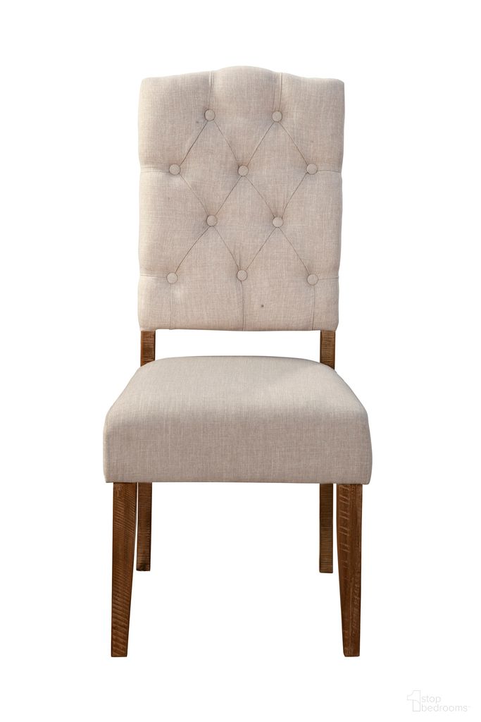 The appearance of Newberry Side Chairs Set of 2 In Medium Brown designed by Alpine in the country / farmhouse interior design. This medium brown piece of furniture was selected by 1StopBedrooms from Newberry Collection to add a touch of cosiness and style into your home. Sku: 4068-02. Material: Acacia. Chair Type: Side Chair.