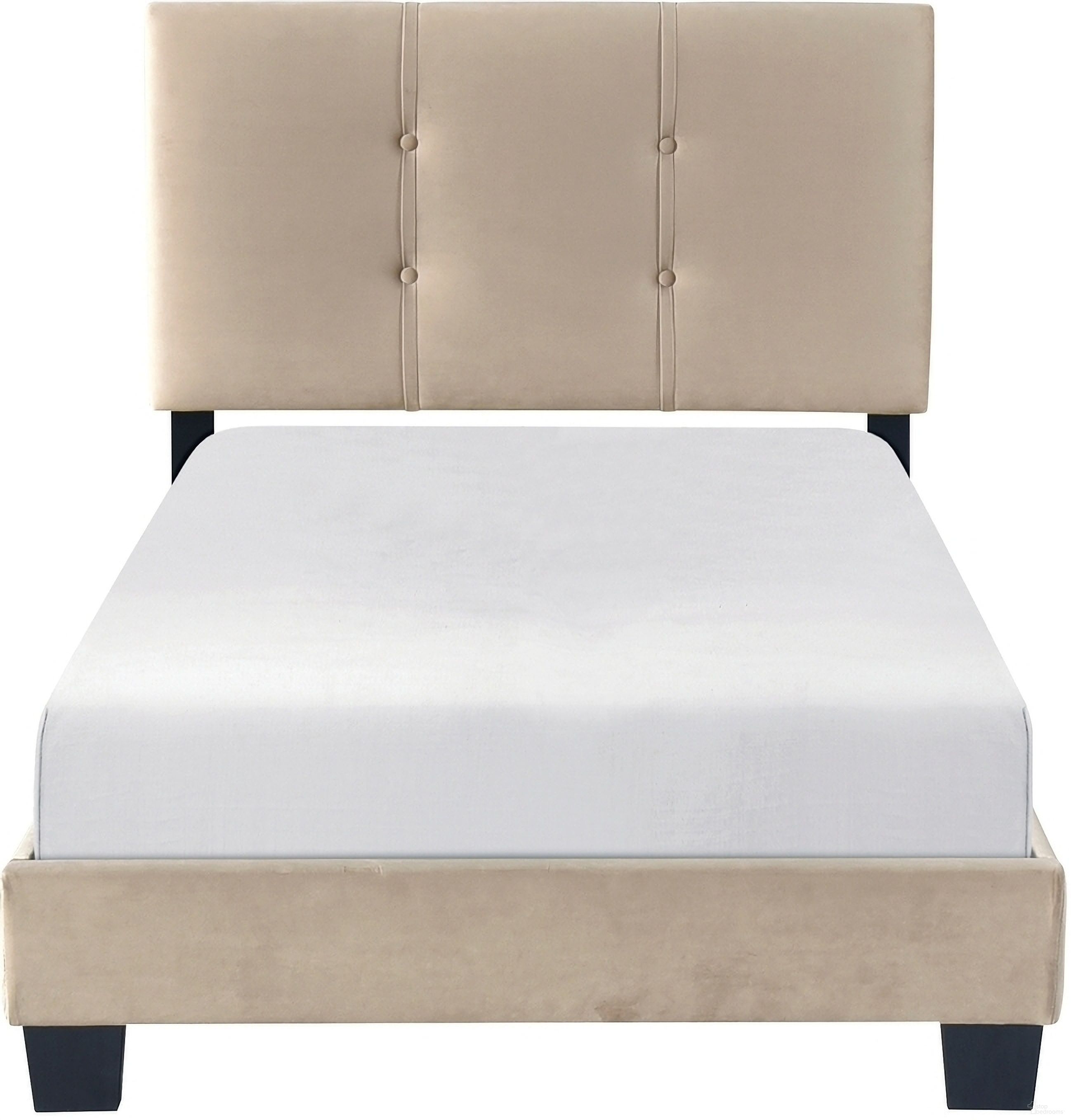 Newberry Twin Platform Bed In Brown