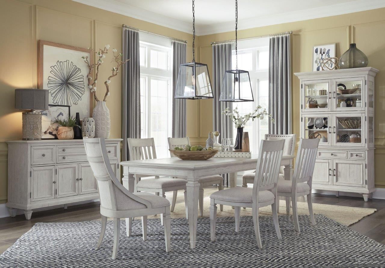Newport Alabaster Rectangular Extendable Dining Room Set