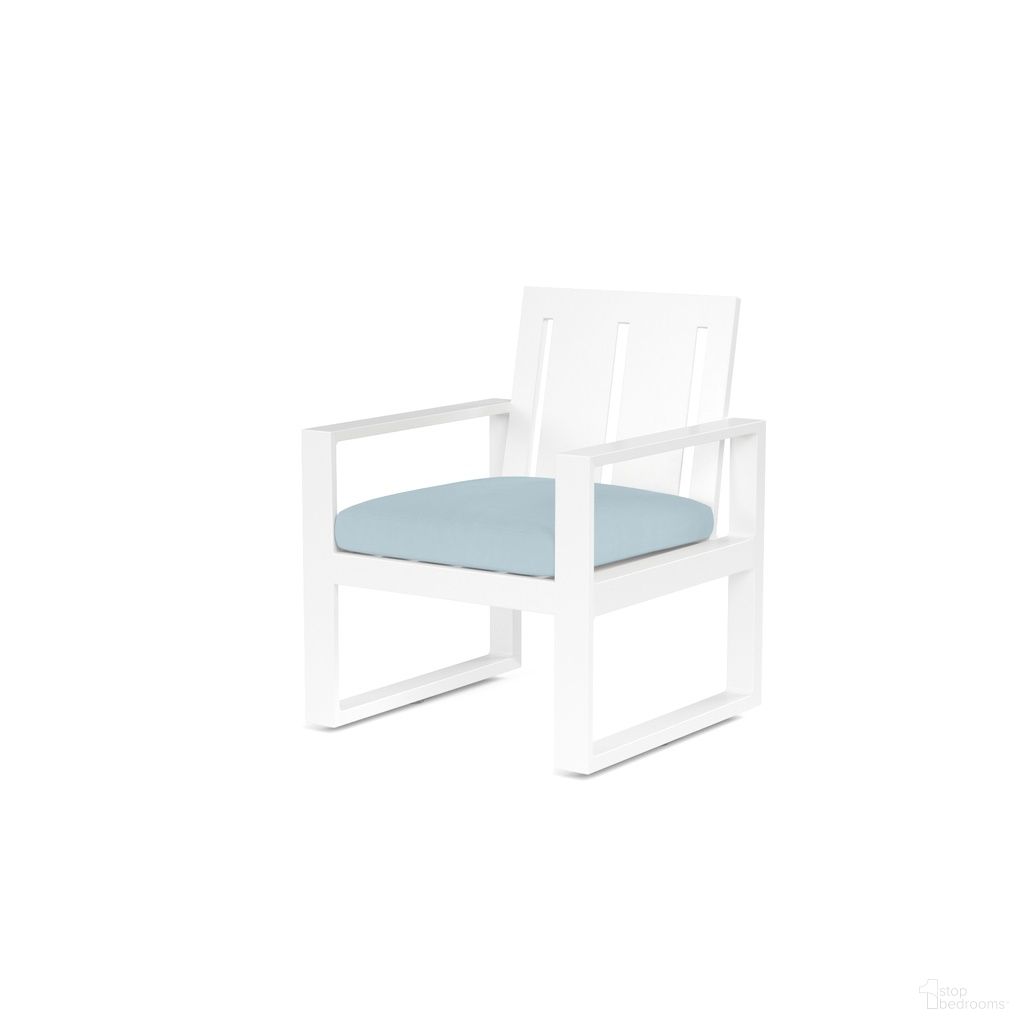 The appearance of Newport Dining Chair in Canvas Skyline designed by Sunset West in the modern / contemporary interior design. This canvas skyline piece of furniture was selected by 1StopBedrooms from Newport Collection to add a touch of cosiness and style into your home. Sku: SW4801-1-14091. Material: Aluminum.