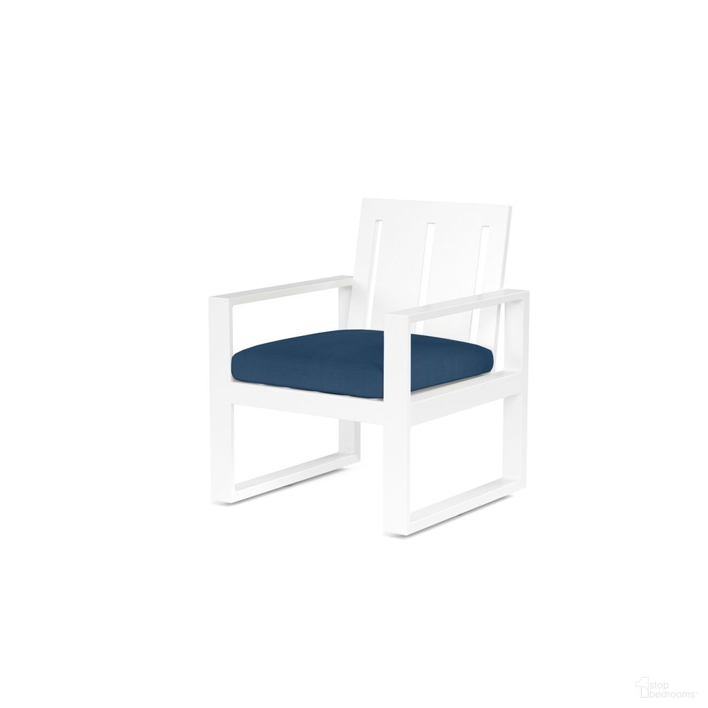 The appearance of Newport Dining Chair in Spectrum Indigo designed by Sunset West in the modern / contemporary interior design. This spectrum indigo piece of furniture was selected by 1StopBedrooms from Newport Collection to add a touch of cosiness and style into your home. Sku: SW4801-1-48080. Material: Aluminum.