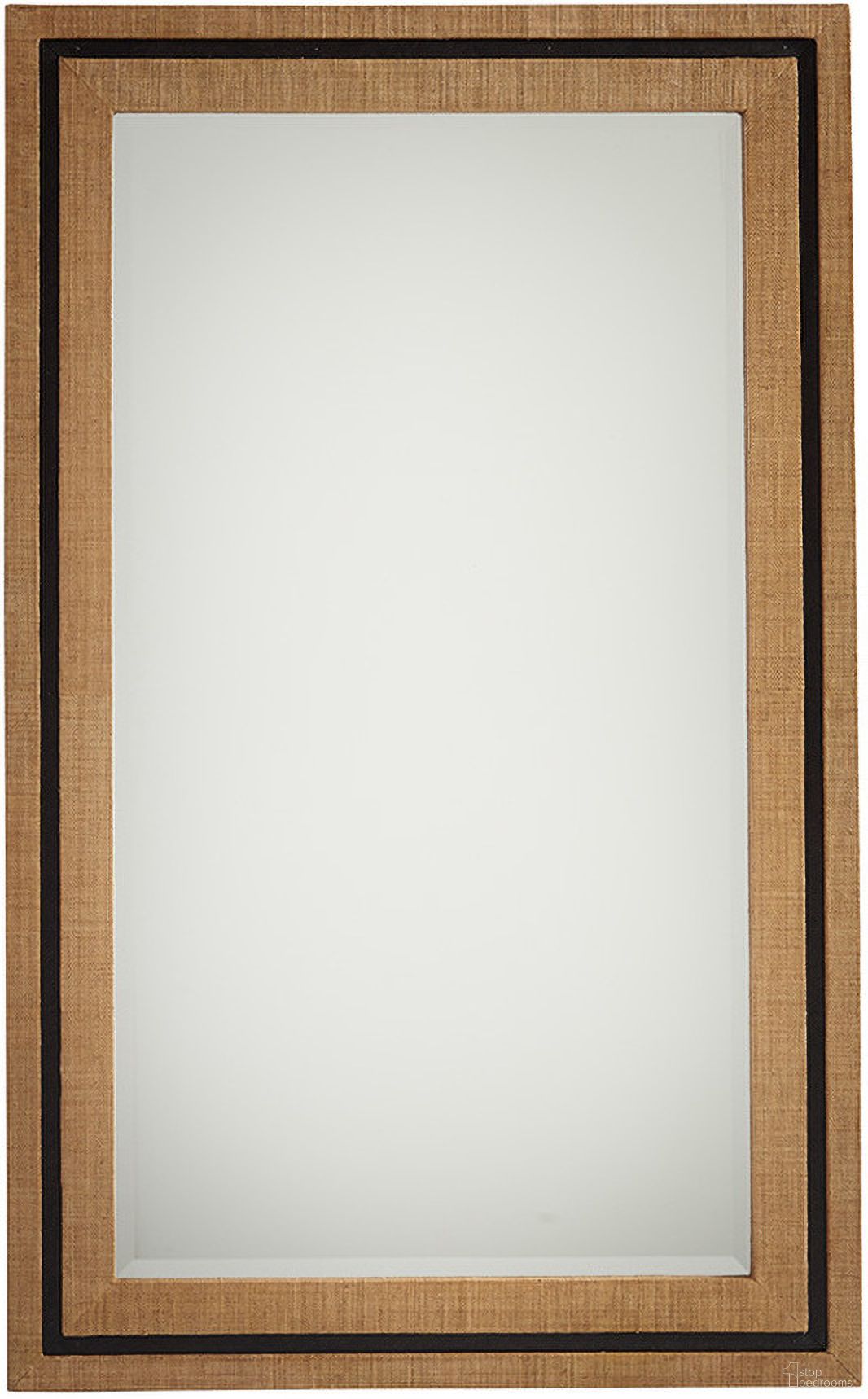 The appearance of Newport La Costa Rectangular Raffia Mirror In Sandstone designed by Barclay Butera in the transitional interior design. This sandstone piece of furniture  was selected by 1StopBedrooms from Newport Collection to add a touch of cosiness and style into your home. Sku: 920-205. Material: Wood.