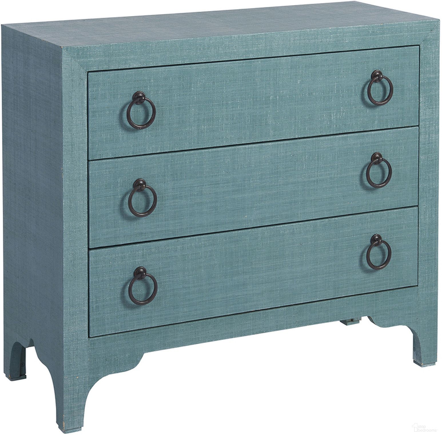 The appearance of Newport Balboa Island Raffia Hall Chest In Seaglass designed by Barclay Butera in the transitional interior design. This seaglass piece of furniture  was selected by 1StopBedrooms from Newport Collection to add a touch of cosiness and style into your home. Sku: 923-974. Material: Wood.