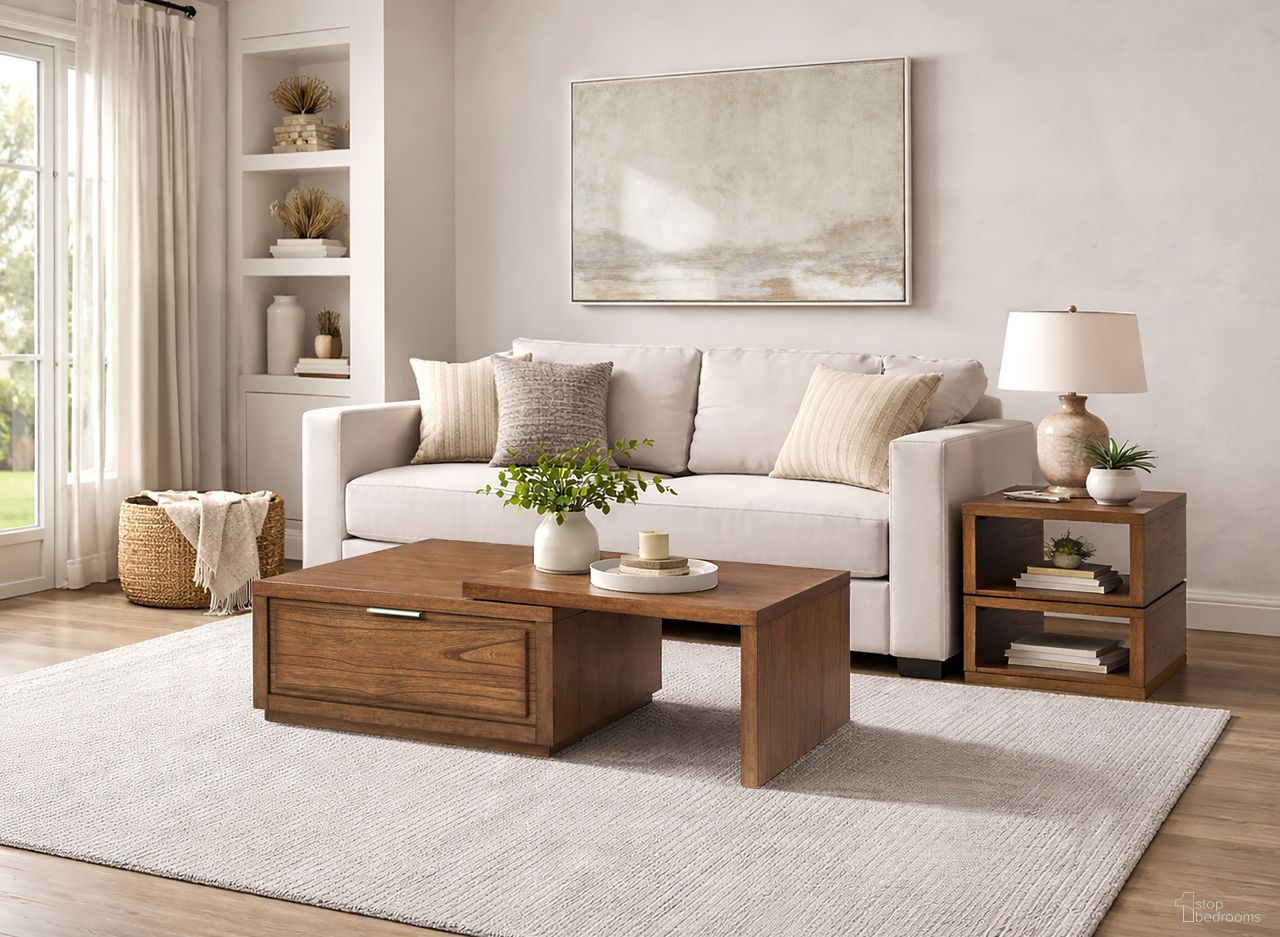Newton Occasional Table Set In Cinnamon