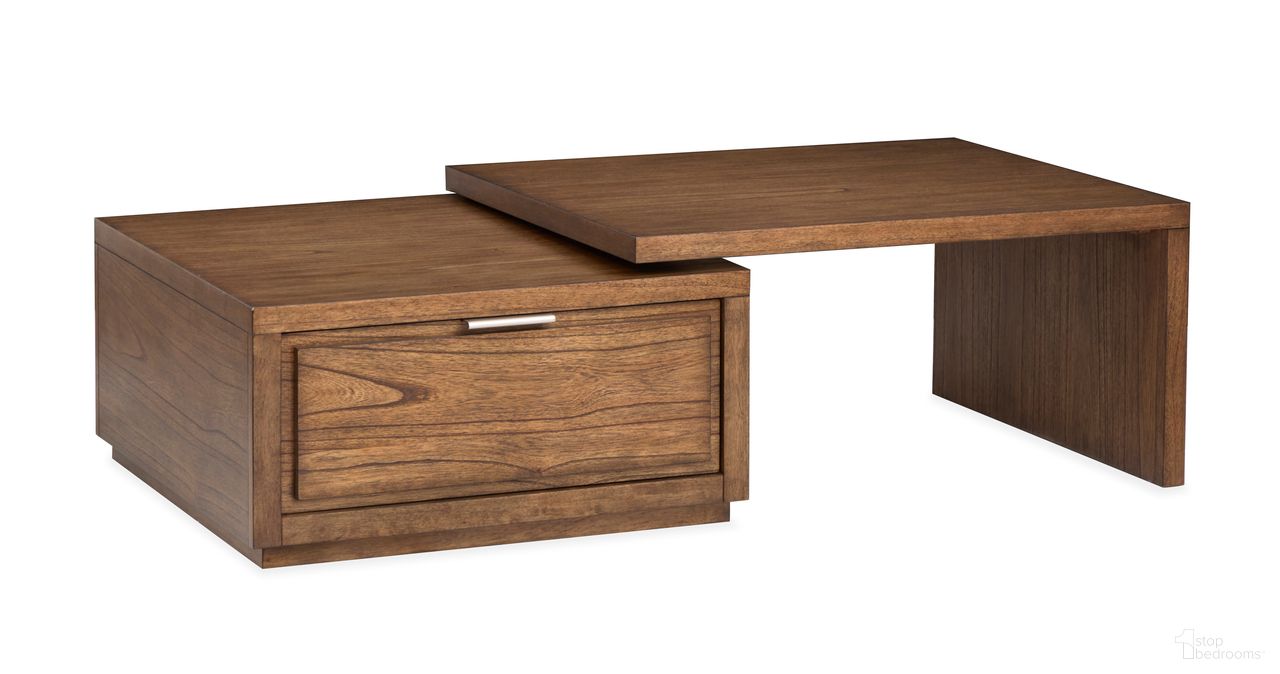 Newton Rectangular Cocktail Table In Cinnamon