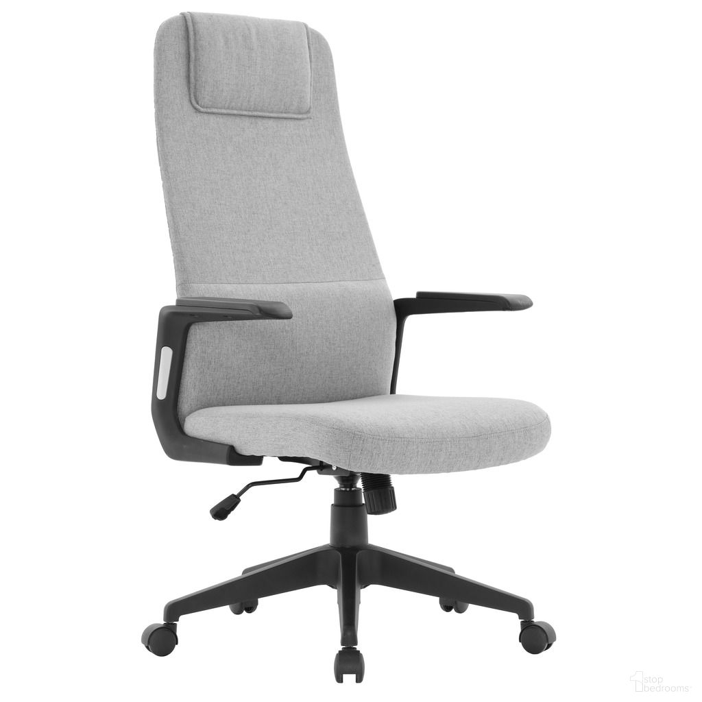 Nexa Modern Office Chair In Grey Fabric