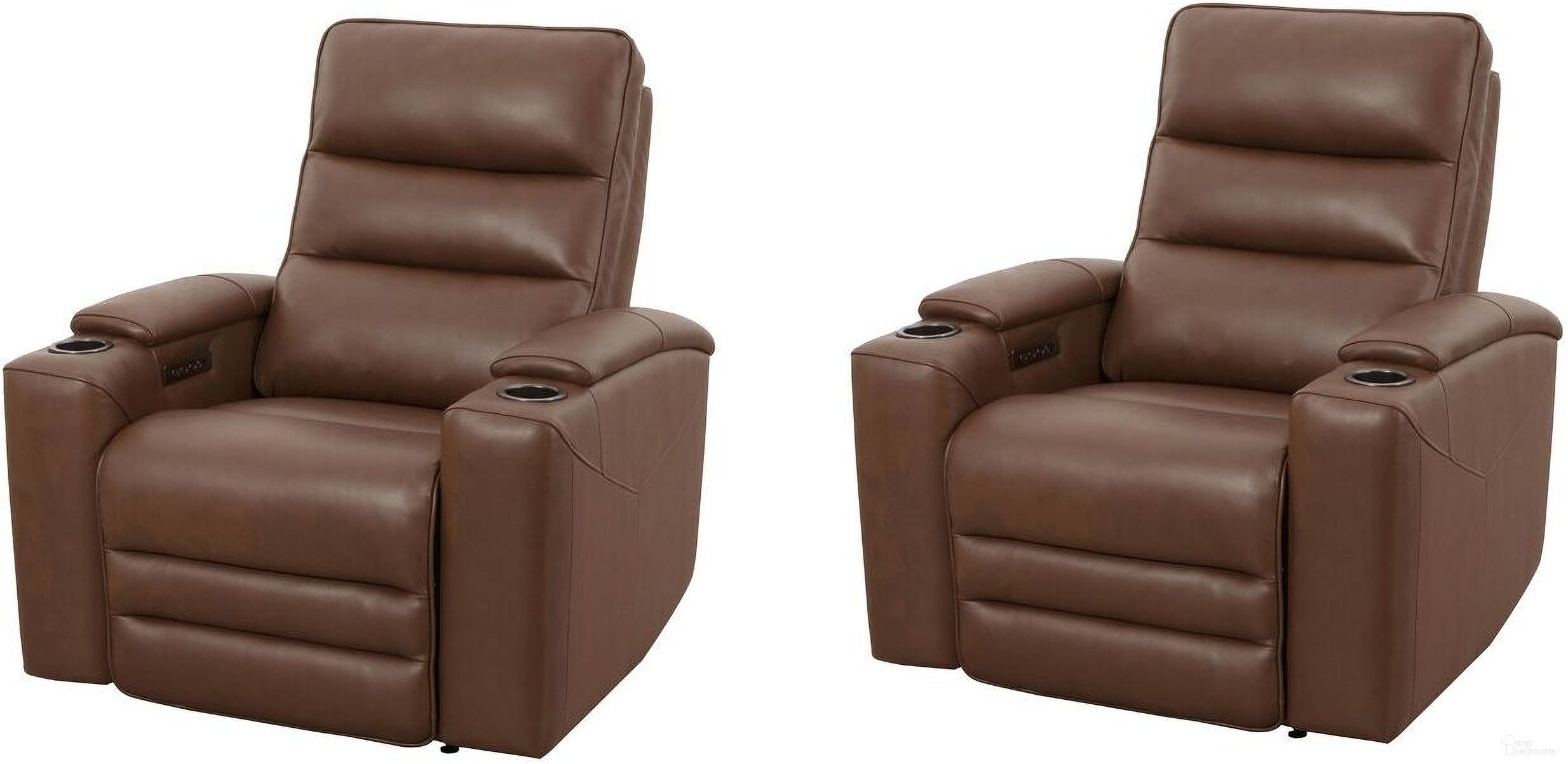 Nexus Power Zero Gravity Recliner P3 Set of 2 In Autumn Umber