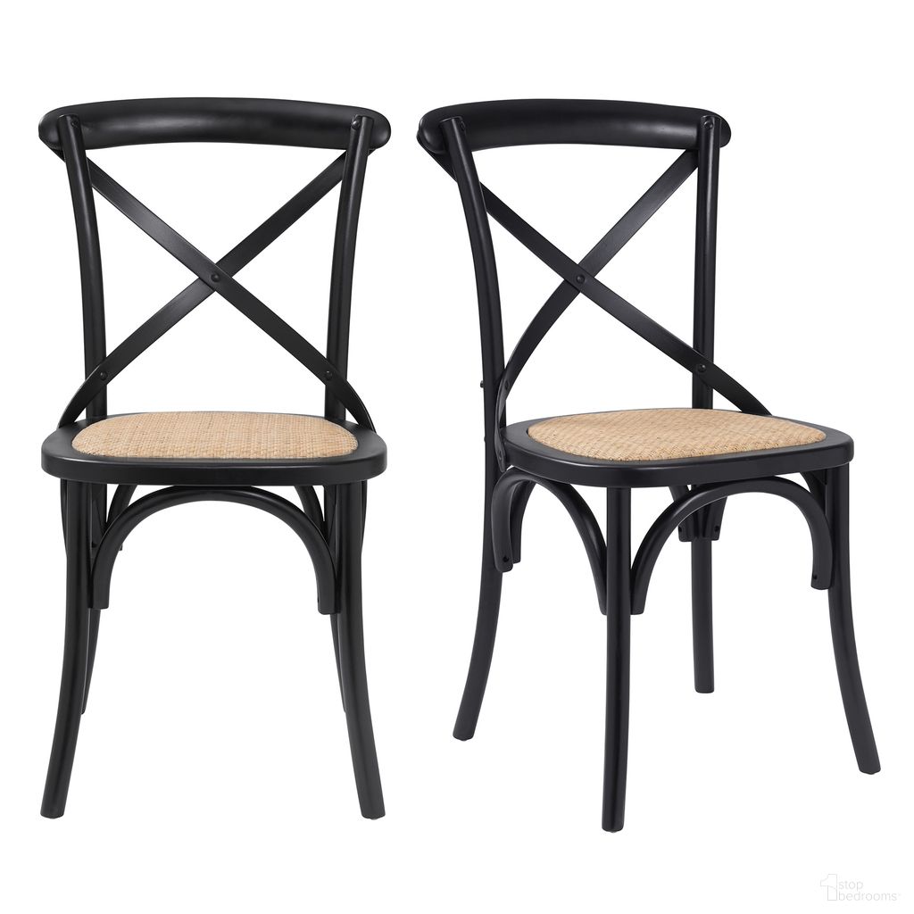 The appearance of Neyo Side Chair Set of 2 In Black designed by Euro Style in the traditional interior design. This black piece of furniture was selected by 1StopBedrooms from Neyo Collection to add a touch of cosiness and style into your home. Sku: 08196BLK. Material: Wood. Chair Type: Side Chair.