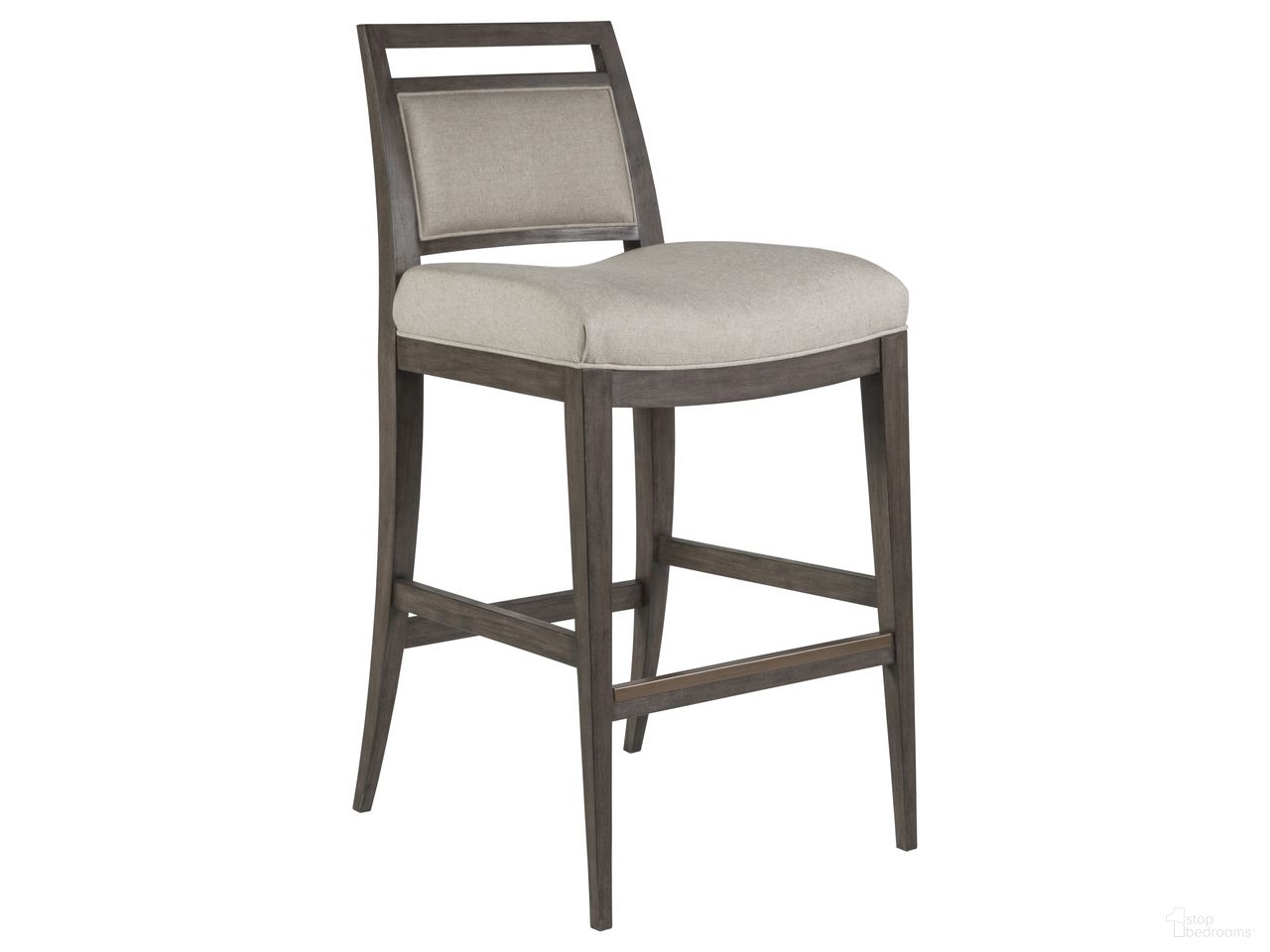 Nico Upholstered Barstool In Antico