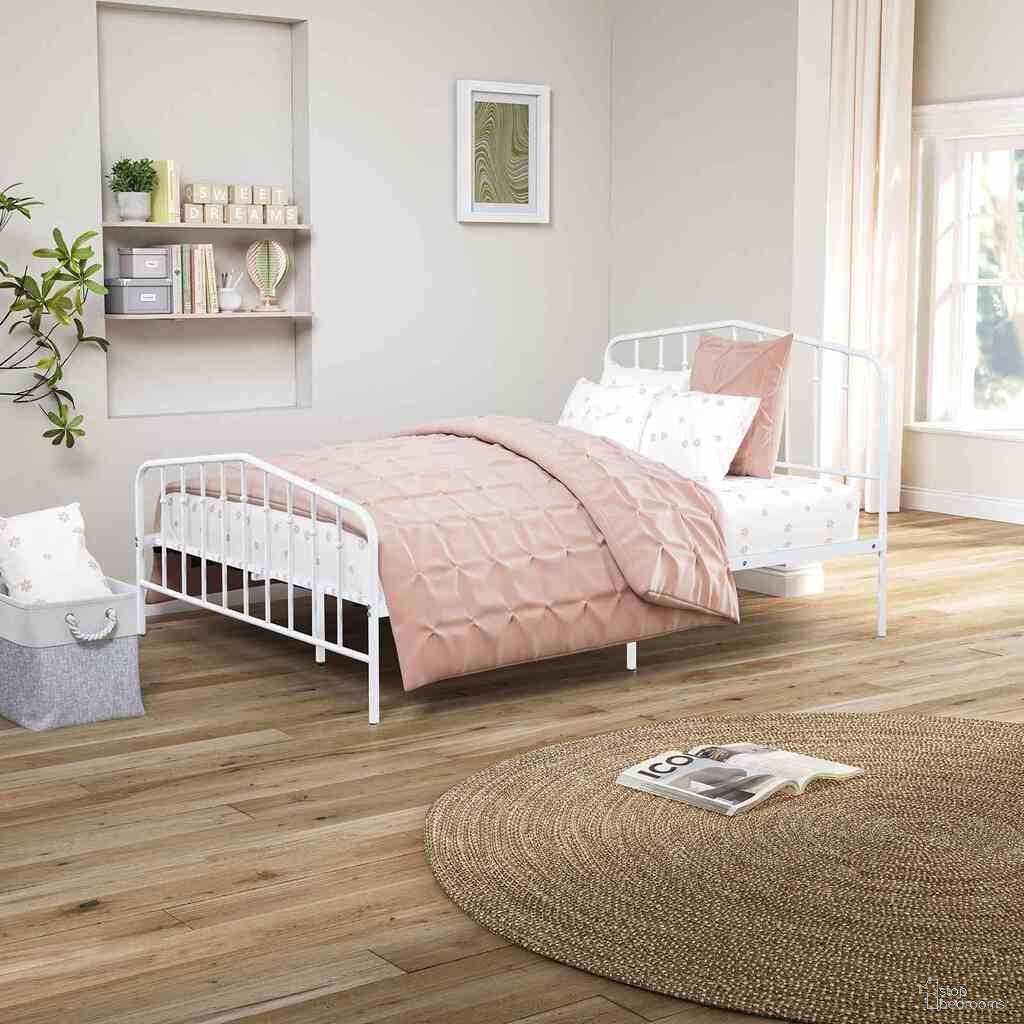 The appearance of Nicoli Full Metal Bed In White designed by Furniture of America in the modern / contemporary interior design. This white piece of furniture  was selected by 1StopBedrooms from Nicoli Collection to add a touch of cosiness and style into your home. Sku: FM7900WH-F. Material: Metal. Bed Size: Full. Bed Type: Metal Bed.