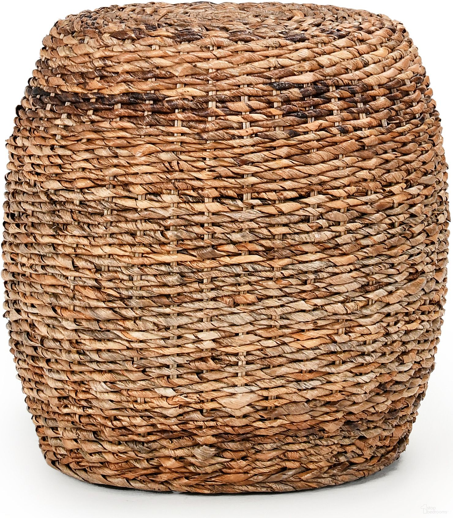 The appearance of Nido 19 Inch Round End Table In Multi Brown designed by Classic Home in the transitional interior design. This multi brown piece of furniture  was selected by 1StopBedrooms from Nido Collection to add a touch of cosiness and style into your home. Sku: PL10121. Material: Rattan Abaca.