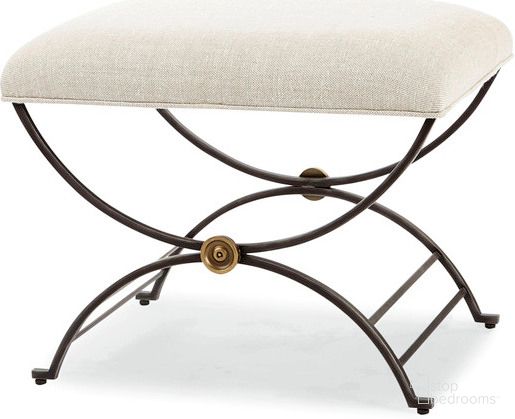 The appearance of Niles Bench with Fabric Seat In Metal designed by Century Furniture in the transitional interior design. This metal piece of furniture was selected by 1StopBedrooms from Monarch Collection to add a touch of cosiness and style into your home. Sku: MN2117. Material: Fabric.
