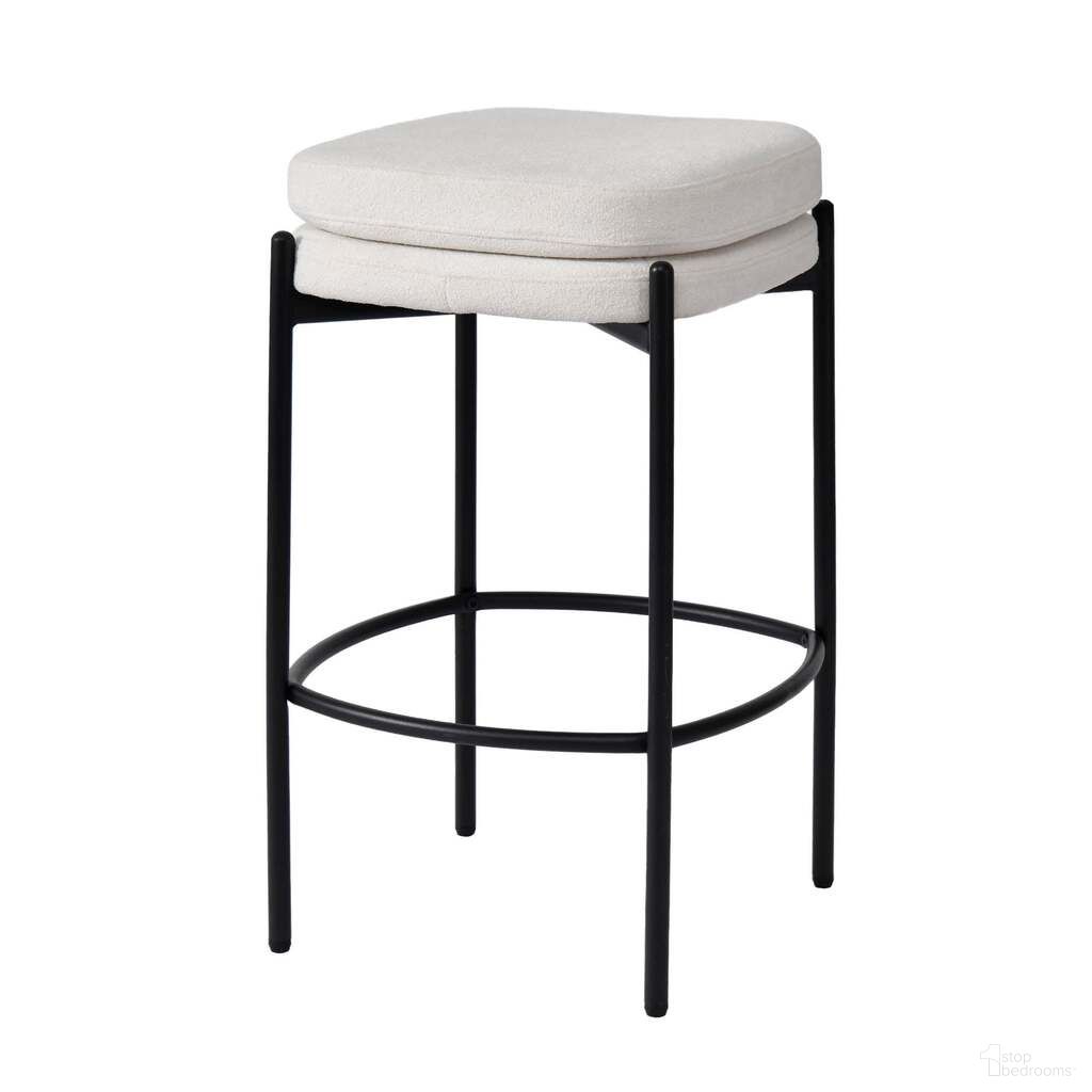 The appearance of Nina Counter Stool Set of 2 In Oatmeal and Black designed by LH Imports in the modern / contemporary interior design. This oatmeal and black piece of furniture was selected by 1StopBedrooms from Nina Collection to add a touch of cosiness and style into your home. Sku: NIN026-OAT. Material: Polyester.