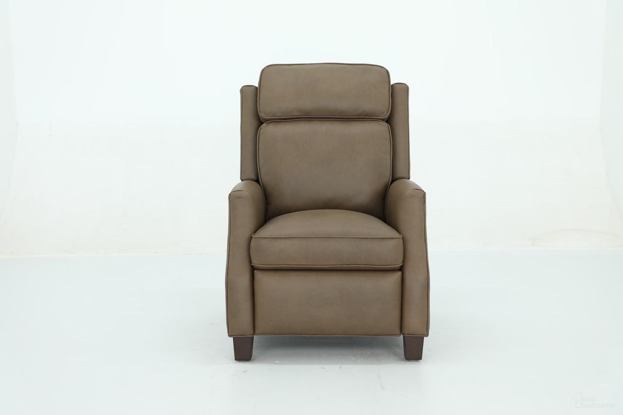 Nixon Push Thru The Arms Recliner In Taupe