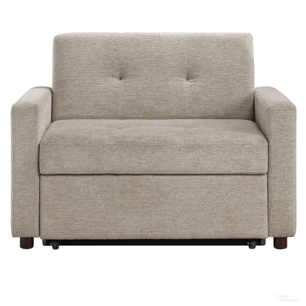 Noah Chair with Twin Sleeper In Brown