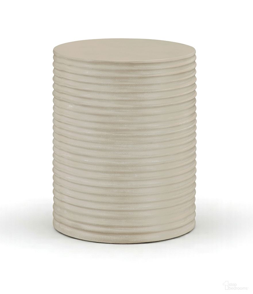 Nobi Concrete End Table In Beige