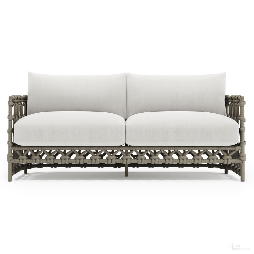The appearance of Nodi Outdoor Sofa In Grey designed by Bernhardt in the modern / contemporary interior design. This grey piece of furniture  was selected by 1StopBedrooms from Nodi Collection to add a touch of cosiness and style into your home. Sku: O4416B. Material: Fabric.