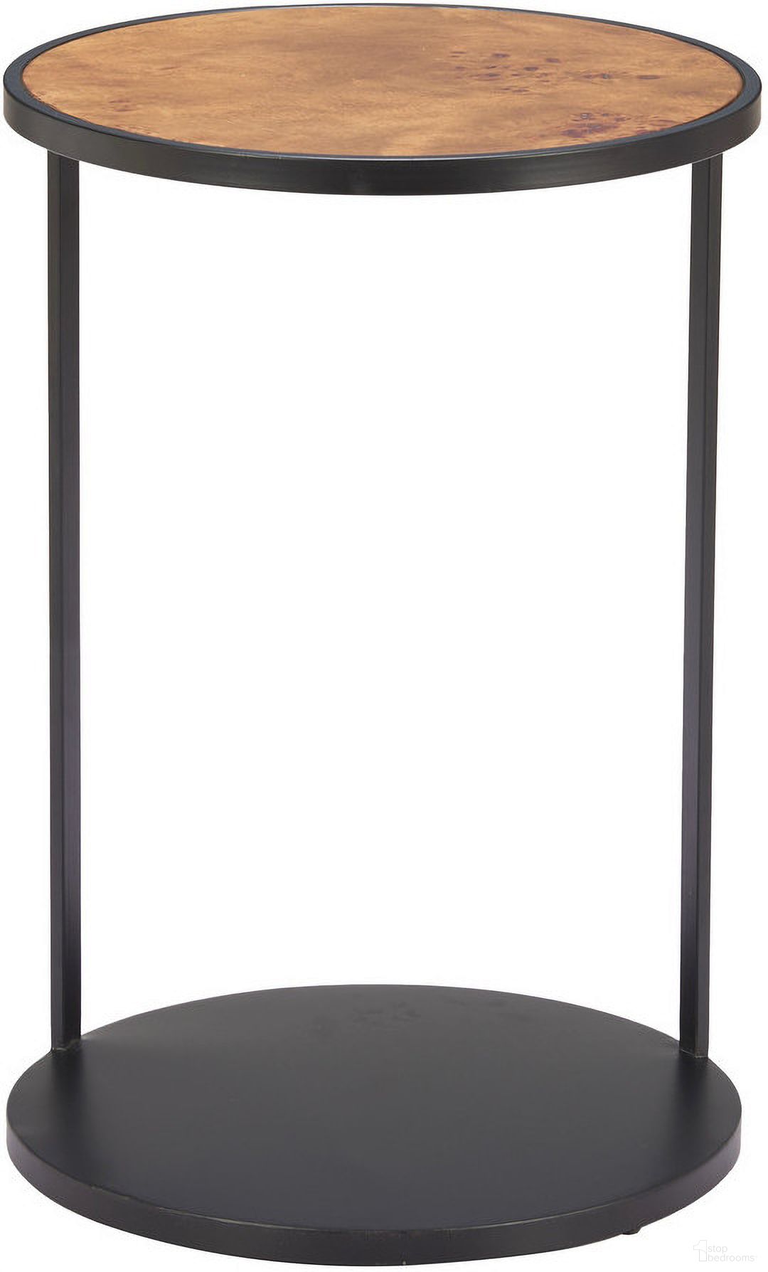 Nodo Side Table In Brown and Black
