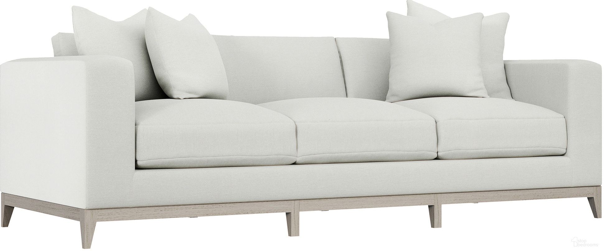 The appearance of Noel Fabric Sofa In Bone designed by Bernhardt in the modern / contemporary interior design. This bone solid piece of furniture was selected by 1StopBedrooms from Noel Collection to add a touch of cosiness and style into your home. Sku: P7327_5555-000. Material: Wood. Upholstery Material: Solid Fabric.