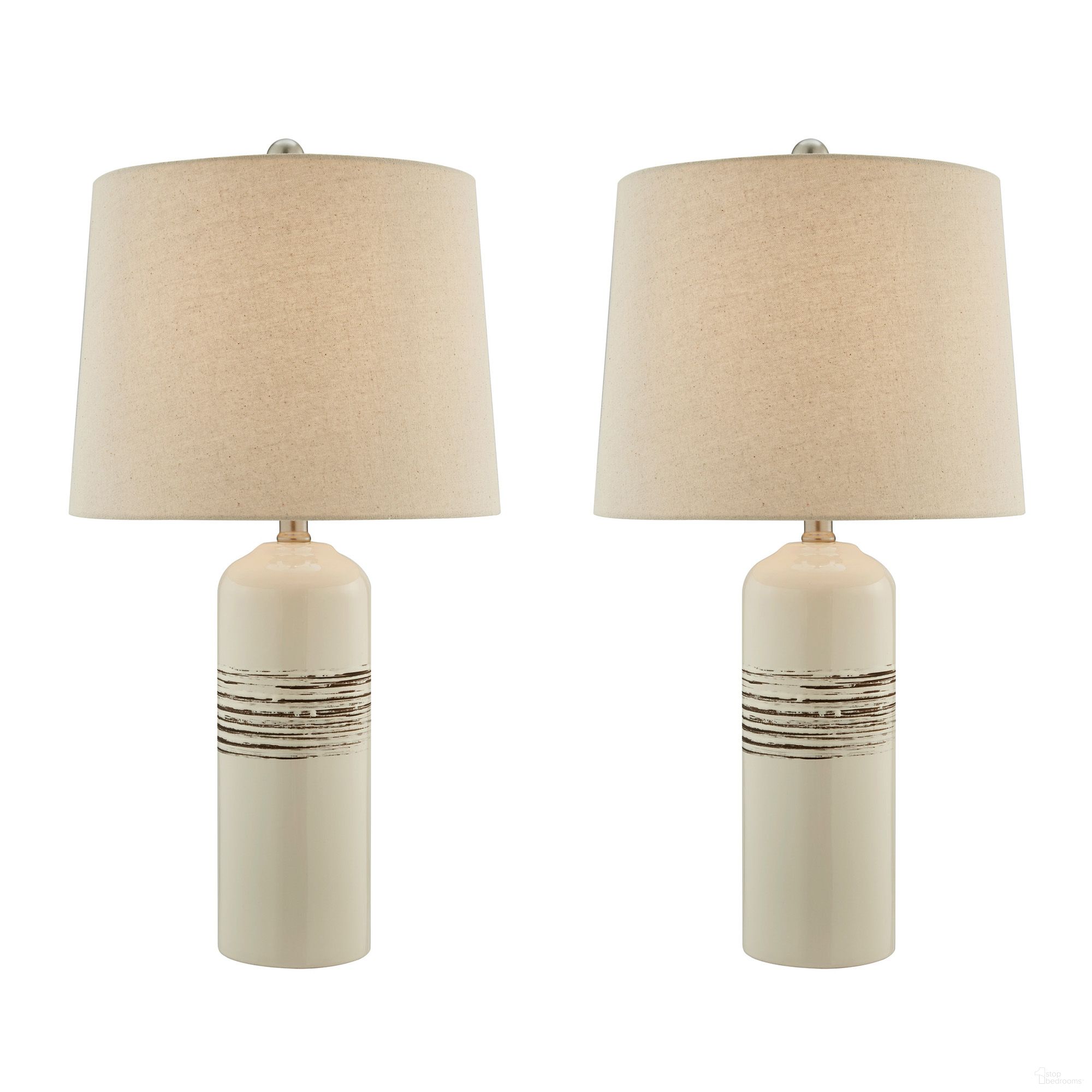 Noelle Table Lamp Set of 2 In Multicolor