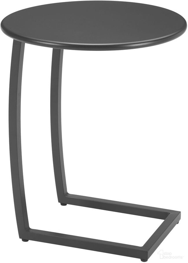 The appearance of Noga End Table In Black designed by Zuo Modern in the modern / contemporary interior design. This black piece of furniture  was selected by 1StopBedrooms from Noga Collection to add a touch of cosiness and style into your home. Sku: 704065. Material: Aluminum.
