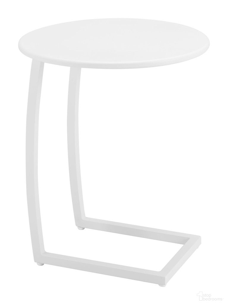 Noga End Table In White