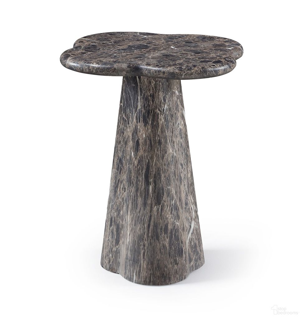 The appearance of Nola Concrete Indoor and Outdoor End Table In Brown designed by Meridian in the modern / contemporary interior design. This brown piece of furniture  was selected by 1StopBedrooms from Nola Collection to add a touch of cosiness and style into your home. Sku: 955Brown-ET18. Material: Concrete.