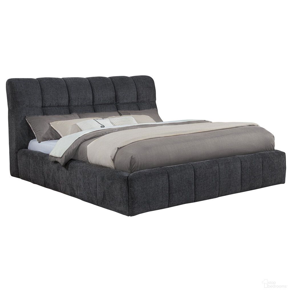 The appearance of Nollet 48-Inch Upholstered California King Platform Bed In Grey designed by Coaster in the modern / contemporary interior design. This grey piece of furniture was selected by 1StopBedrooms from Nollet Collection to add a touch of cosiness and style into your home. Sku: 315917GRYKWB1;315917GRYKWB2. Bed Type: Platform Bed. Bed Size: California King. Material: Pine.