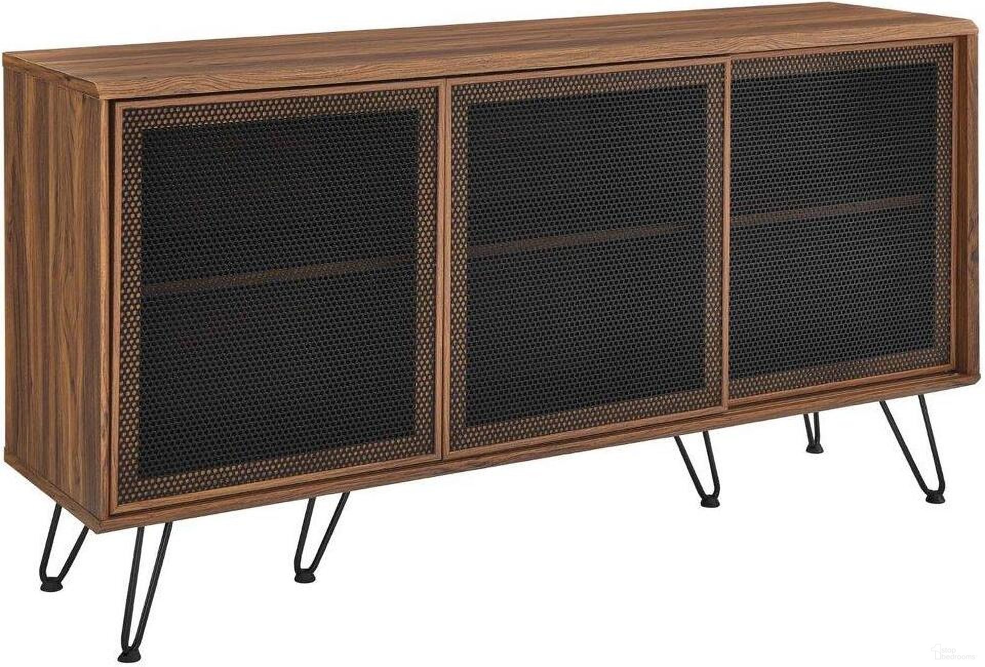 The appearance of Nomad Sideboard In Walnut designed by Modway in the industrial interior design. This walnut piece of furniture was selected by 1StopBedrooms from Nomad Collection to add a touch of cosiness and style into your home. Sku: EEI-6204-WAL-1;EEI-6204-WAL-2. Material: Paper.