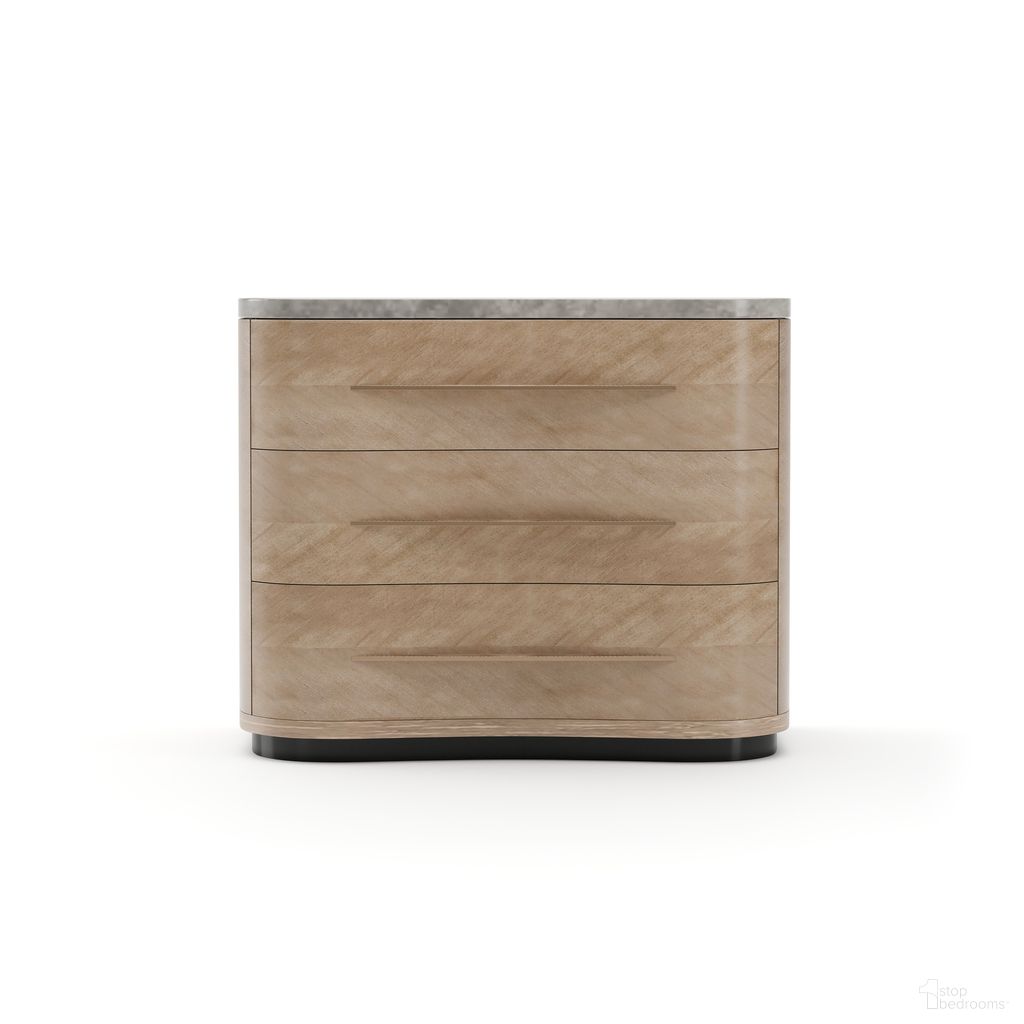 The appearance of Nomadic Nightstand In Brown designed by Caracole in the modern / contemporary interior design. This brown piece of furniture  was selected by 1StopBedrooms from Nomadic Collection to add a touch of cosiness and style into your home. Sku: CLA-425V-0612. Material: Marble.