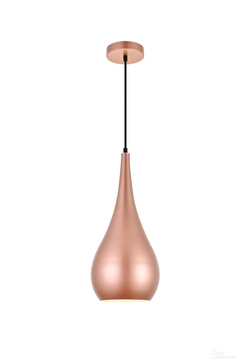 Nora 1 Light Honey Gold Pendant LDPD2002HG