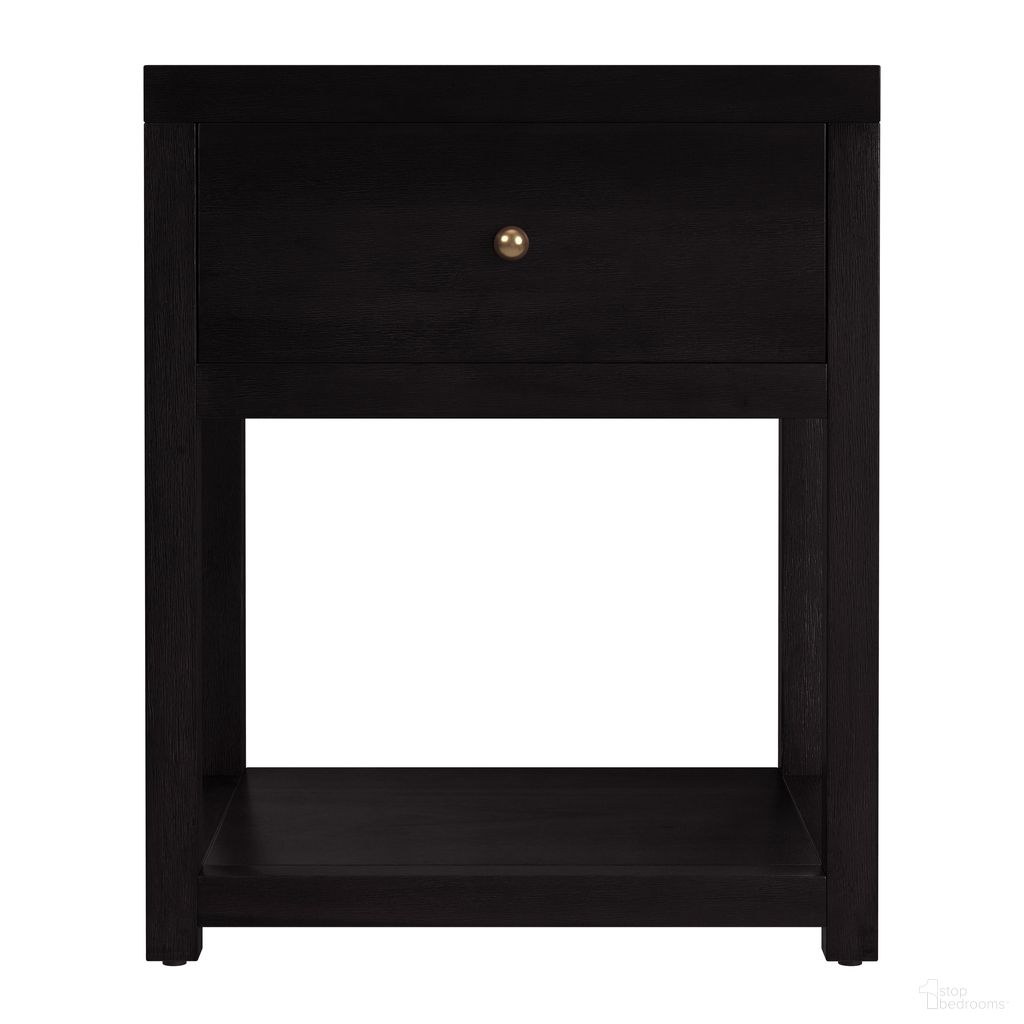 The appearance of Nora 21 Inch Rectangular Wood 1 Drawer Small Nightstand with Lower Open Shelf In Coffee designed by Butler Specialty Company in the transitional interior design. This coffee piece of furniture was selected by 1StopBedrooms from Nora Collection to add a touch of cosiness and style into your home. Sku: 5945451. Material: Acacia Wood.