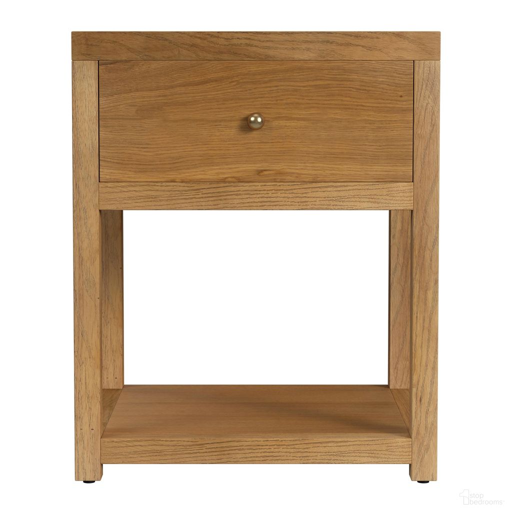 The appearance of Nora 21 Inch Rectangular Wood 1 Drawer Small Nightstand with Lower Open Shelf In Natural designed by Butler Specialty Company in the transitional interior design. This natural piece of furniture was selected by 1StopBedrooms from Nora Collection to add a touch of cosiness and style into your home. Sku: 5945452. Material: Rubberwood.