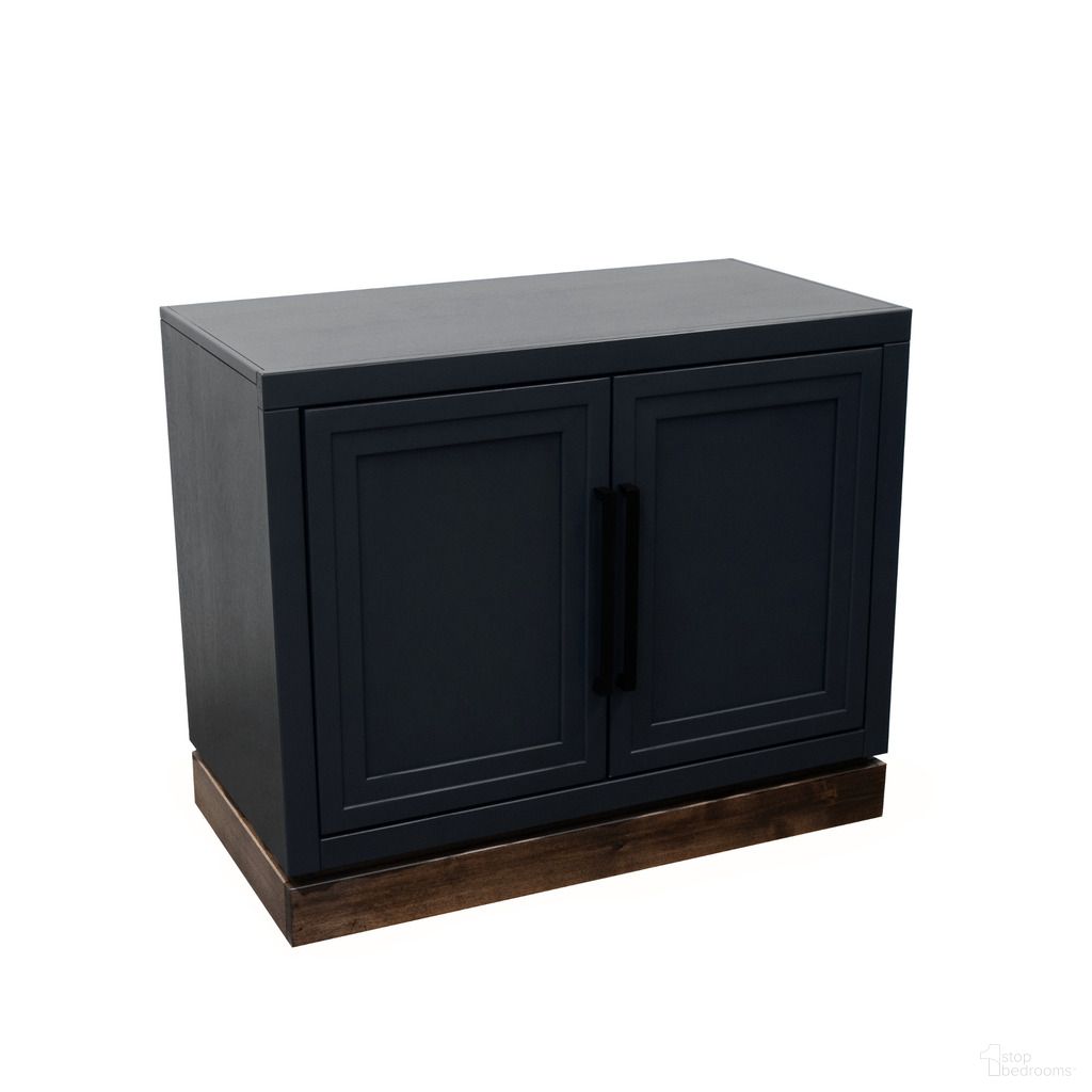 The appearance of Nora 31 Inch 2 Door Storage Cabinet with Shelf In Black and Whiskey designed by Legends Home in the country / farmhouse interior design. This black/whiskey piece of furniture was selected by 1StopBedrooms from Nora Collection to add a touch of cosiness and style into your home. Sku: NO1210E.SWK. Material: Poplar Solid.