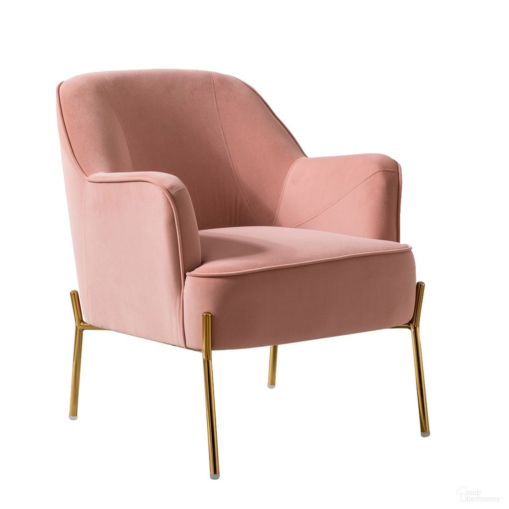 Nora Accent Chair In Pink