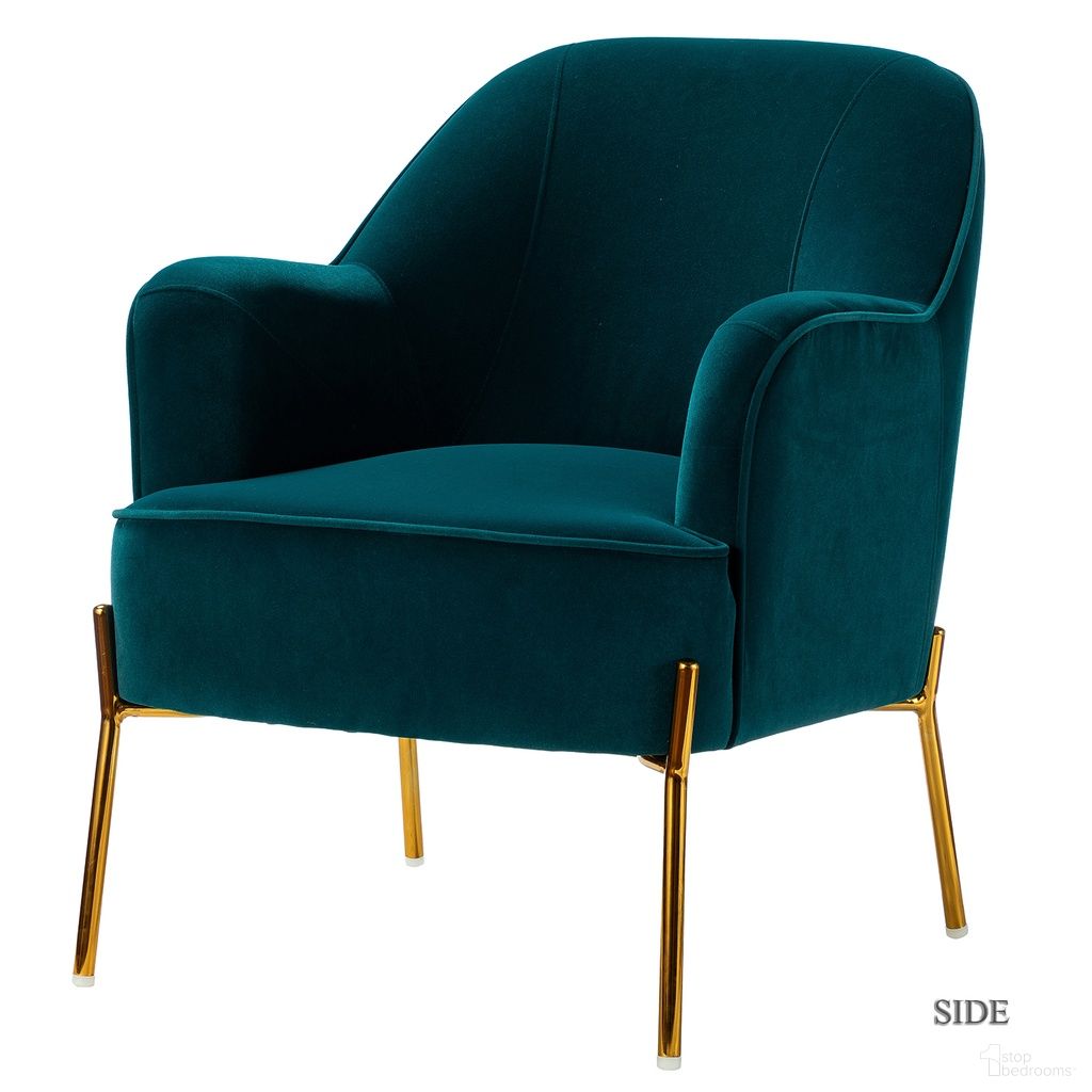 Nora Accent Chair In Teal