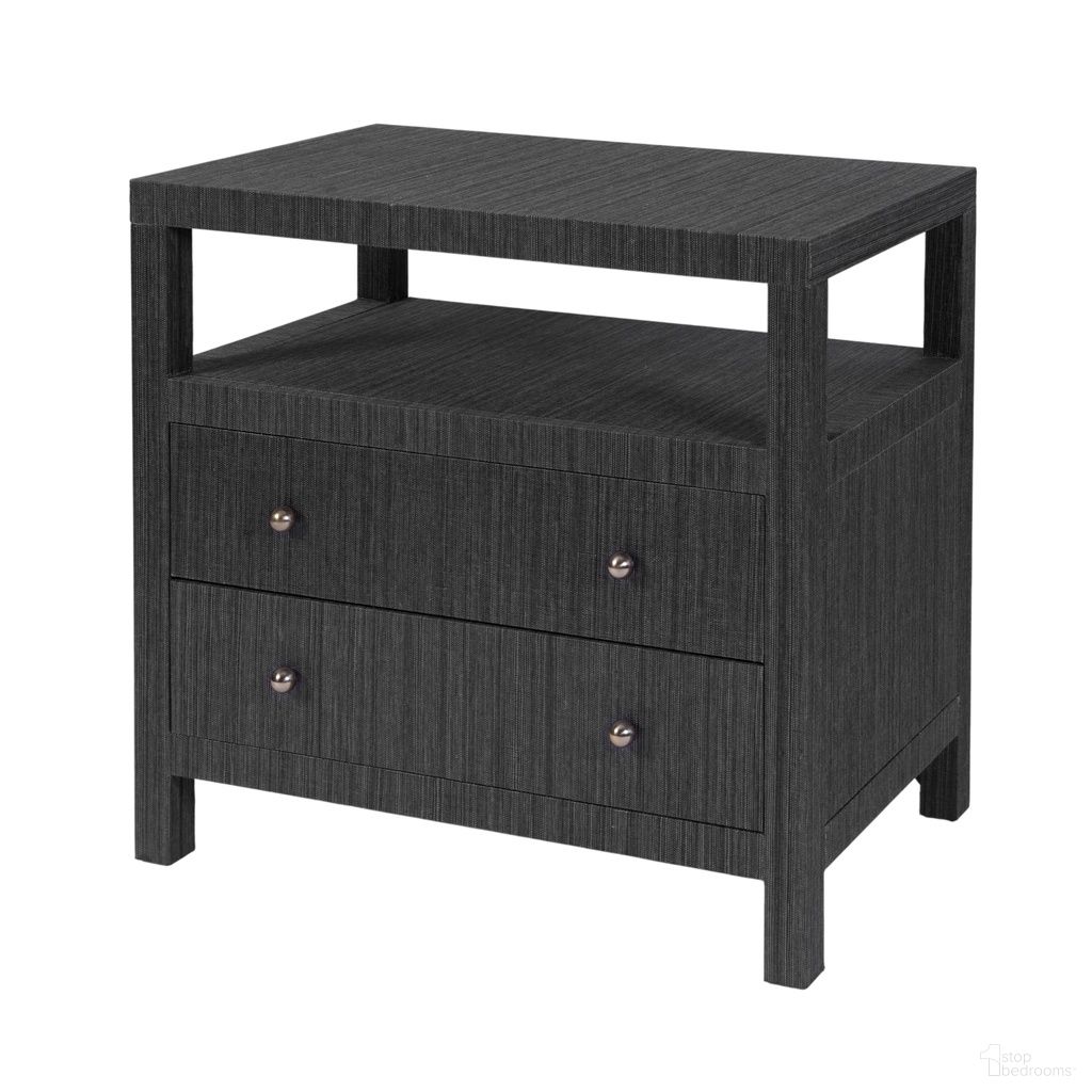 The appearance of Nora Raffia 2 Drawer Nightstand In Gray designed by Butler Specialty Company in the modern / contemporary interior design. This gray piece of furniture was selected by 1StopBedrooms from Nora Collection to add a touch of cosiness and style into your home. Sku: 6307420. Material: MDF.
