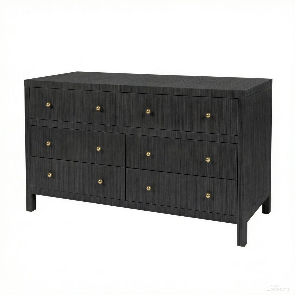 The appearance of Nora Raffia 6 Drawer Dresser In Gray designed by Butler Specialty Company in the modern / contemporary interior design. This gray piece of furniture was selected by 1StopBedrooms from Nora Collection to add a touch of cosiness and style into your home. Sku: 6308420. Material: MDF.